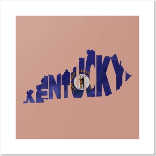 Kentucky Typo Map Posters and Art